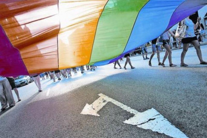 Manifestación reivindicativa del orgullo gay.-EL PERIÓDICO