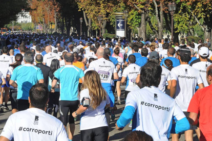 La afición burgalesa respaldó de forma masiva la carrera a beneficio de la AECC-I. L. Murillo