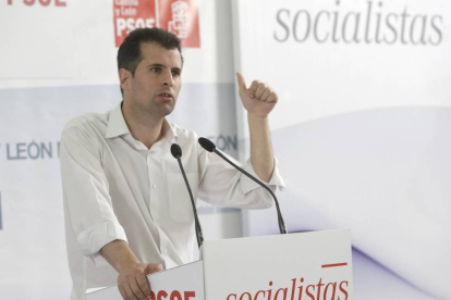 El candidato a la Presidencia de la Junta de Castilla y León, Luis Tudanca-Ical