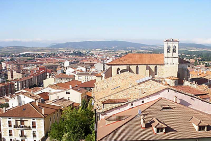 Vista panorámica del casco histórico de Medina de Pomar.