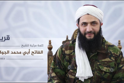 El líder del Frente Al Nusra, que ha pasado a llamarse Frente de la Conquista del Levante.-HANDOUT / AFP