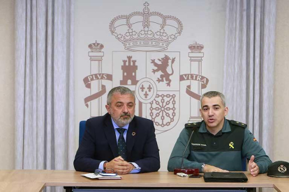 Pedro de la Fuente y Alfonso Martín durante la presentación de ayer.-RAÚL G. OCHOA