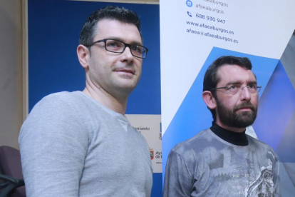 José María Alonso y Antonio Morete, miembros de la asociación.-RAÚL G. OCHOA