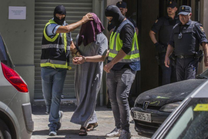 Detención en Valencia en junio del 2016 de un presunto yihadista.-MIGUEL LORENZO