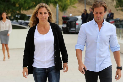 Arantxa Sánchez Vicario y Josep Santacana, en el 2013.-PERIODICO (RICARD CUGAT)