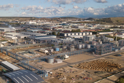 Vista general del polígono industrial de Villalonquéjar. ECB