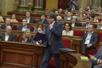 Sesión en el Parlament de Cataluña.-FERRAN SENDRA