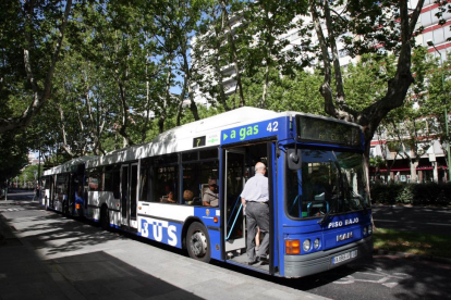 Autobús urbano en Valladolid-ICAL