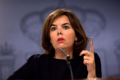 Soraya Sáenz de Santamaría-EL PERIÓDICO