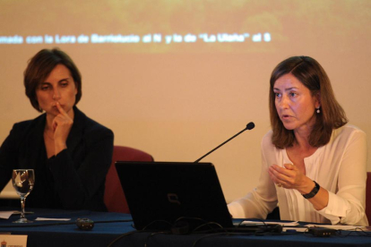 Una de las ponentes fue Marta Martínez con su charla sobre Las Loras.-I. L.M.