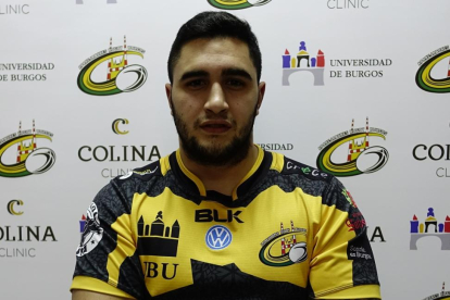 Nicolás Bianco, jugador del UBU Colina Clinic.-APAREJADORES RUGBY CLUB