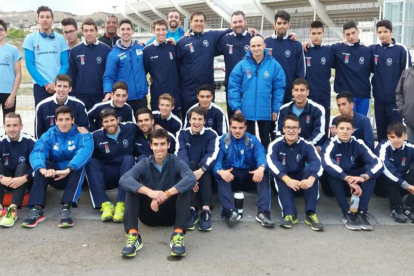 Equipo del UBU Campos de Castilla que compitió en la primera jornada de la Liga de Clubes en Zaragoza-ECB