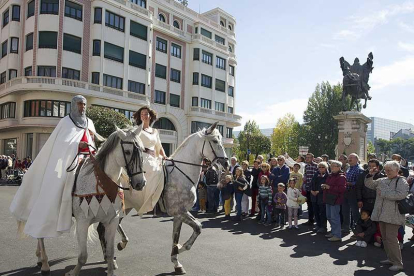 El Cid cabalga cada primer fin de semana de octubre por Burgos.-ISRAEL L. MURILLO