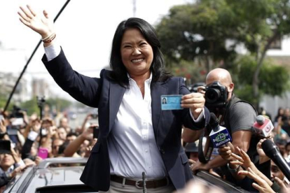 Keiko Fujimori, la líder opositora acusada de corrupción en Perú.-AFP / CRISTOBAL BOURONCLE