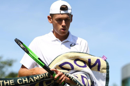 Alex de Miñaur, en Wimbledon.-GETTY IMAGES / MATTHEW LEWIS