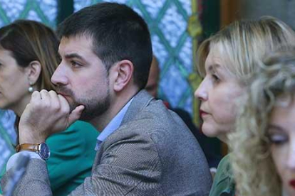 Barrio, Jurado, Rodríguez y Carpintero en el Pleno.-RAÚL G. OCHOA