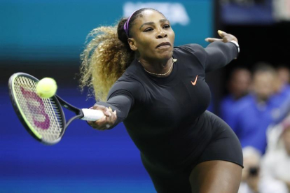 Serena Williams durante el partido.-EFE