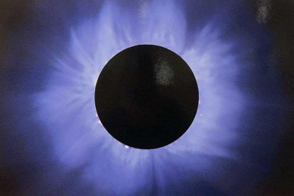 Eclipse solar captado en Rumanía en 1999.-ECB