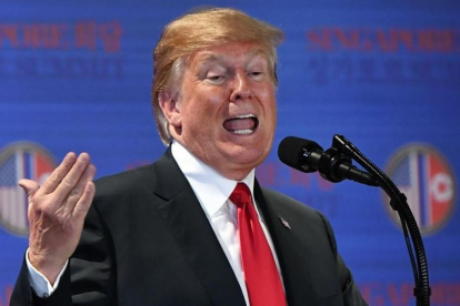 Donald Trump continúa tensando la cuerda con Europa-AFP / ANTHONY WALLACE