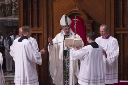 El papa Francisco, en un acto este sábado en Filadelfia.-AFP / CLEM MURRAY