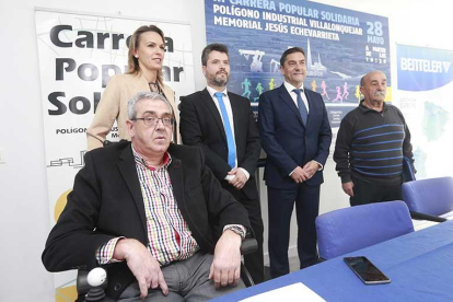 José I. Hortigüela, Lorena De la Fuente, Jorge Villaverde, Ricardo García y Benjamín Álvarez presentaron la carrer-Raúl G. Ochoa