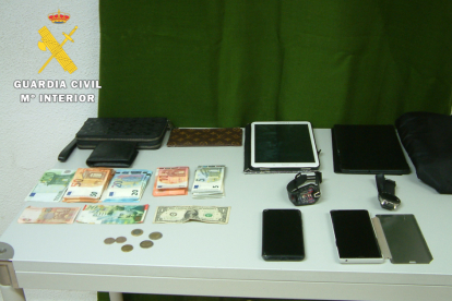 Objetos sustraídos en el robo en Belorado.