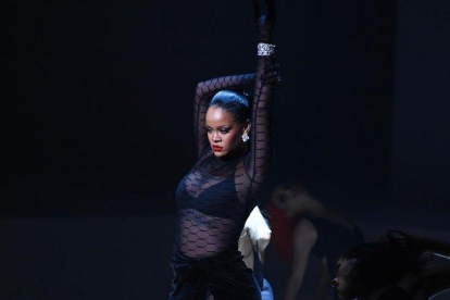 Rihanna, en el Savage Fenty Show celebrado en Nueva York.-DIMITRIOS KAMBOURIS / GETTY