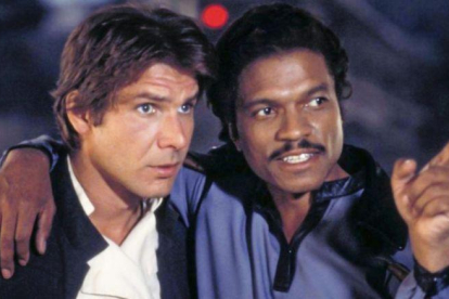 Billy Dee Williams y Harrison Ford, en la primera trilogía de 'Star Wars'.-EL PERIÓDICO