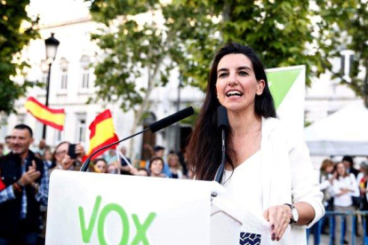 La candidata de Vox a la Presidencia de la Comunidad de Madrid, Rocío Monasterio.-JAVIER LÓPEZ (EFE)