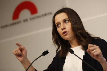 La líder de Ciutadans en Catalunya, Inés Arrimadas-ALBERT BERTRAN