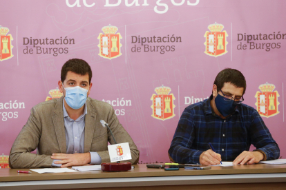 David Jurado y Javier Lezcano presentan enmiendas a los presupuestos de la Diputación. SANTI OTERO