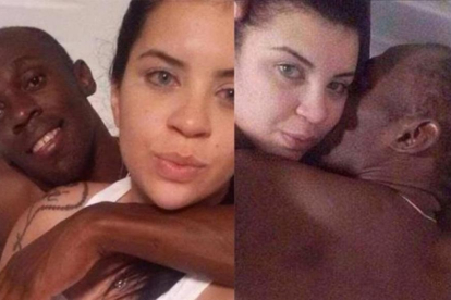 Las fotos de Jady Duarte y Usain Bolt en la Villa Olímpica.-EL PERIÓDICO