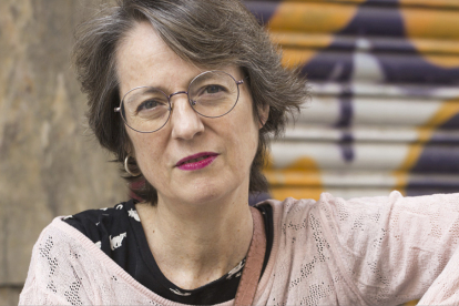 Marta Sanz presenta su nueva novela en Burgos. ALBERTO CARRASCO