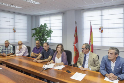 La consejera de Agricultura yGanadería, Milagros Marcos, detalló ayer en Burgos las características del proyecto.-SANTI OTERO