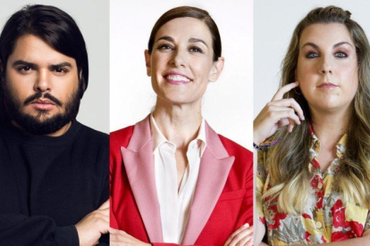 Brays Efe, Raquel Sánchez Silva y Carolina Iglesias.-EL PERIÓDICO