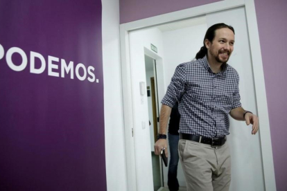 Pablo Iglesias, secretario general de Podemos.-JOSE LUIS ROCA