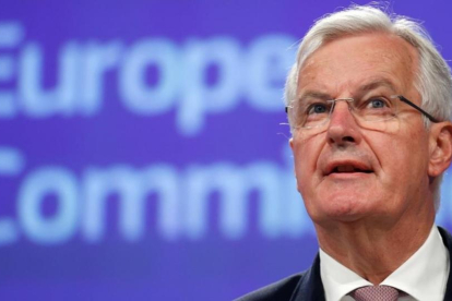 El negociador de la Unión Europea para el brexit, Michel Barnier.-FRANCOIS LENOIR