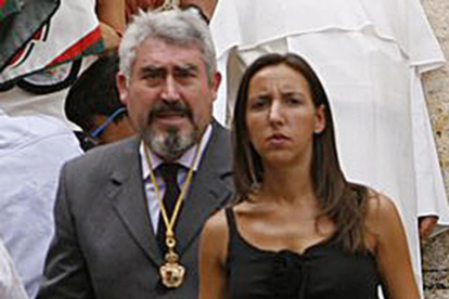 Delgado y Arribas en un acto público.-ECB