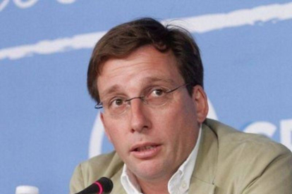 El portavoz del PP en el Ayuntamiento de Madrid, José Luis Martínez-Almeida.-EL PERIÓDICO