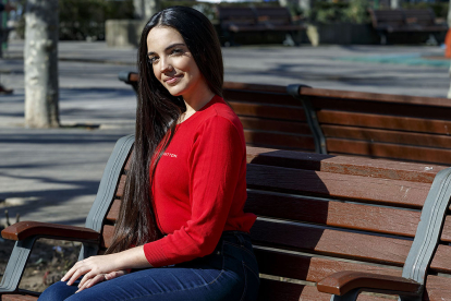 Patricia López será la representante de Burgos en el certamen de belleza Miss España. SANTI OTERO