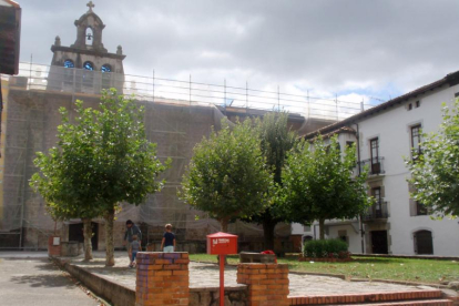 La visita a las obras del convento de Santa Ana es otro de los contenidos de las jornadas.-M. M.