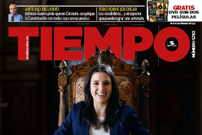 La nueva portada de la revista TIEMPO.-