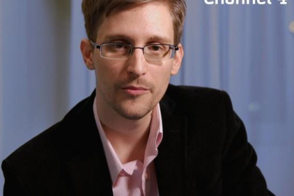 Snowden, en una entrevista reciente a una cadena británica.-