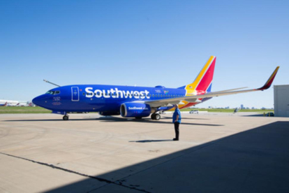 Un avión de la compañía estadounidense Southwest Airlines.-