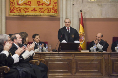 Pablo Llarena, el juez del Tribunal Supremo que instruye la causa del Govern.-JOAN PUIG