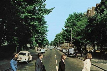 La icónica imagen de los Beatles en Abbey Road.-IAIN MACMILLAN