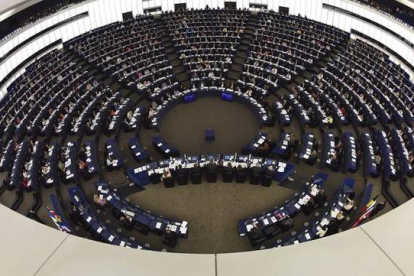 Imagen del pleno del Parlamento Europeo de Estrasburgo.-EFE / PATRICK SEEGER