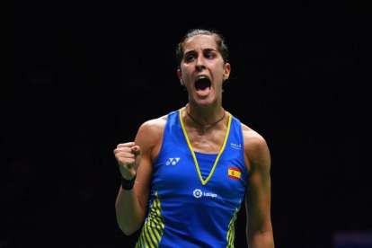 Carolina Marín, en una imagen de archivo.-AFP