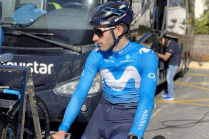 Carlos Barbero iniciará el domingo en París su segunda prueba World Tour de la temporada.-MOVISTARTEAM.COM