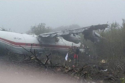 El avión accidentado.-@JACDECNEW